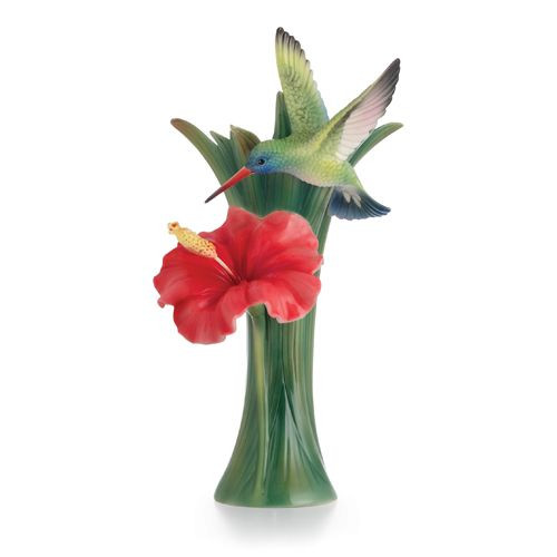 Franz Porcelain Hummingbird Small Vase FZ02582