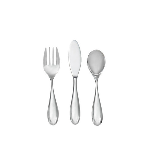 Nambe Kibo Toddler Flatware Set 18 10 Stainless Steel