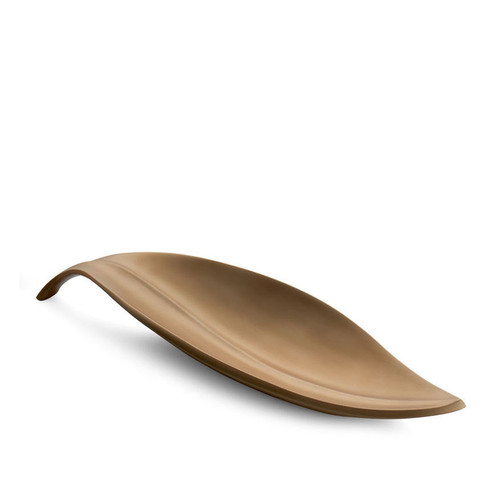 Nambe Eco Long Tray Alloy with Champagne Gold Plating