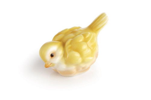 Franz Porcelain Joyful Bird Figurine Yellow 485756C