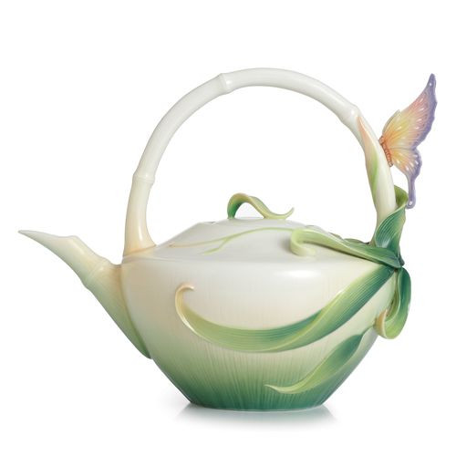 Franz Porcelain Peace & Harmony Bamboo Teapot FZ02122
