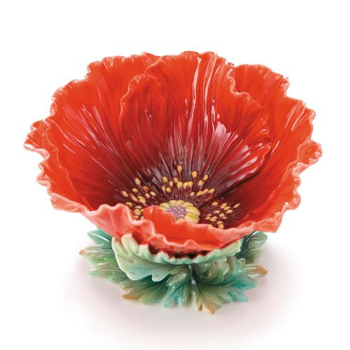 Franz Porcelain Poppy Ornamental Bowl FZ01991