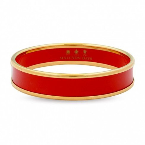 Halcyon Days 1Cm Deep Red Gold Bangle Bracelet Small PBPLA0610GS