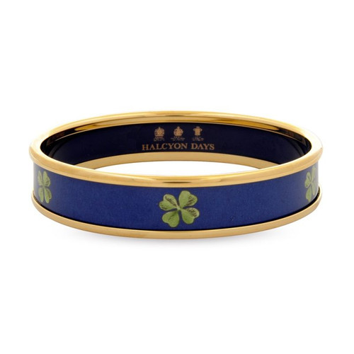 Halcyon Days Clover 1Cm Bangle Small PBCLO1110GS