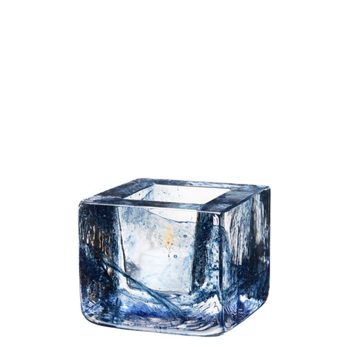 Kosta Boda Brick Votive Blue
