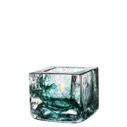 Kosta Boda Brick Votive Green