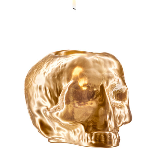 Kosta Boda Still Life Votive Gold