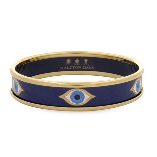 Halcyon Days Evil Eye Bangle Small PBEVE1110GS