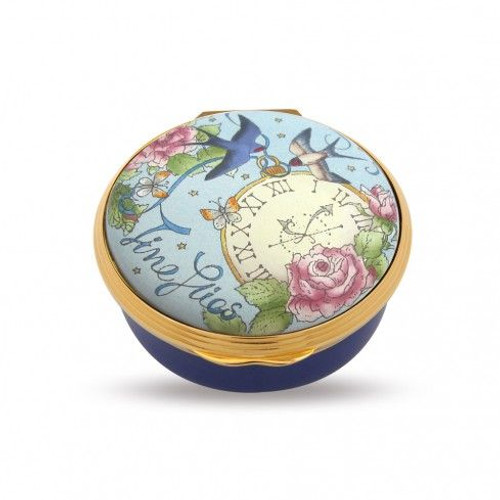 Halcyon Days Time Flies Enamel Box ENTFF1101G EAN: 5060171140641