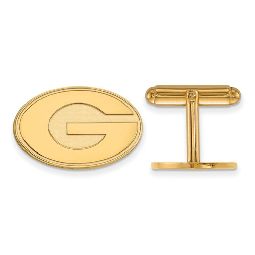 University of Georgia Cufflinks Gold-plated Silver GP012UGA