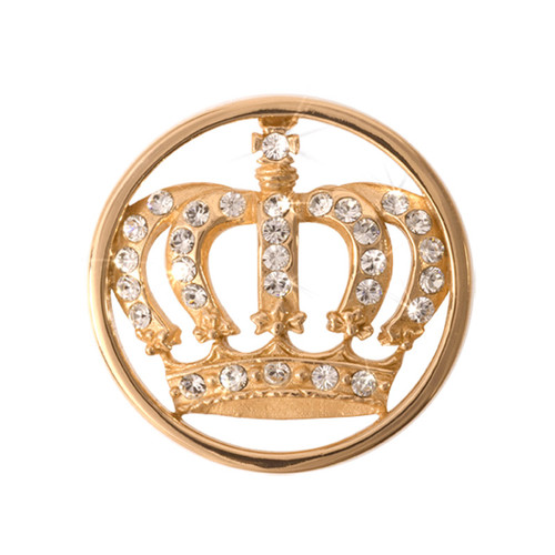 Nikki Lissoni Royal Crown Gold-Plated 23mm Coin MPN: C1038GS EAN: 8718627461082