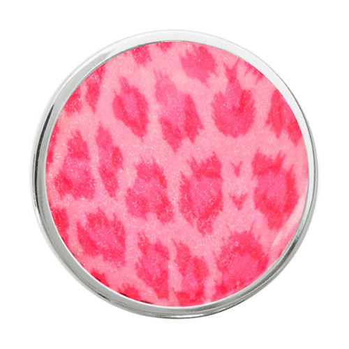 Nikki Lissoni Pink Leopard Print Silver-Plated 33mm Coin MPN: C1221SM EAN: 8718627465509