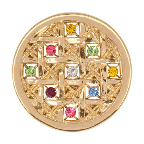 Nikki Lissoni Twisted Colors Gold-Plated 33mm Coin MPN: C1242GM EAN: 8718627465820
