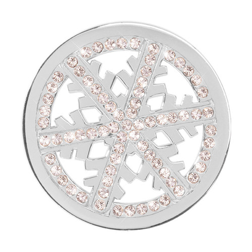 Nikki Lissoni Snowflake Silver-Plated 33mm Coin MPN: C1300SM EAN: 8718627467930