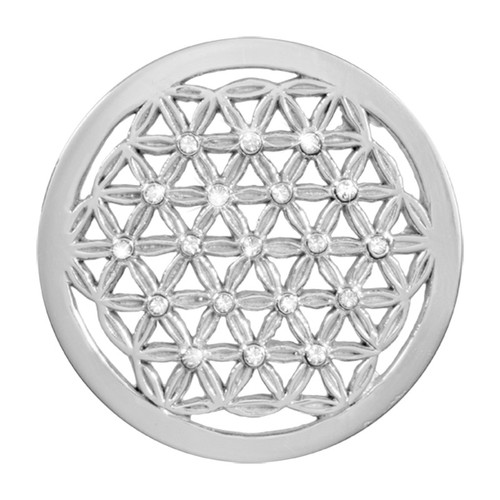 Nikki Lissoni Crystal Maze Silver-Plated 33mm Coin MPN: C1389SM EAN: 8718627469422