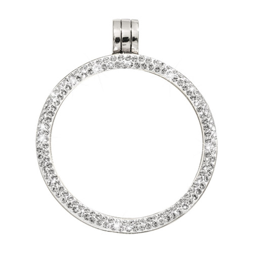 Nikki Lissoni Silver-Plated with Swarovski Stones 35mm Coin Holder MPN: PSW01SM EAN: 8718627468548