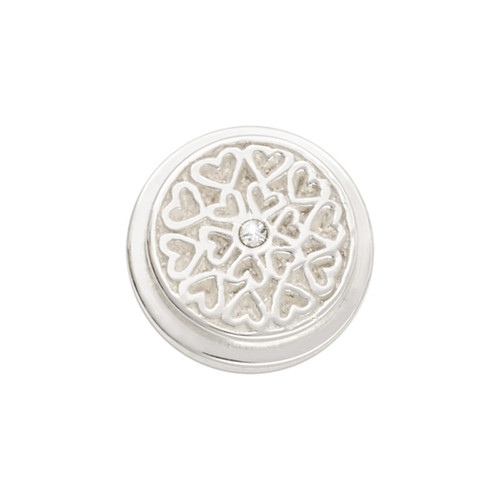 Nikki Lissoni Silver-Plated Hearts All Over Coin That Fits S Rings MPN: RC2015S EAN: 8718819234227