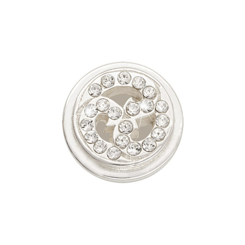 Nikki Lissoni Silver-Plated Sparkling Curls Coin That Fits S Rings MPN: RC2017S EAN: 8718819234289