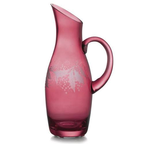 Arte Italica Natale Glass Pitcher NAG4820