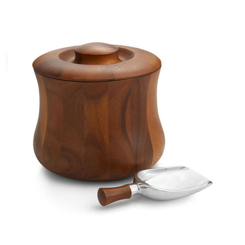 Nambe Nara Ice Bucket with Scoop MT0914