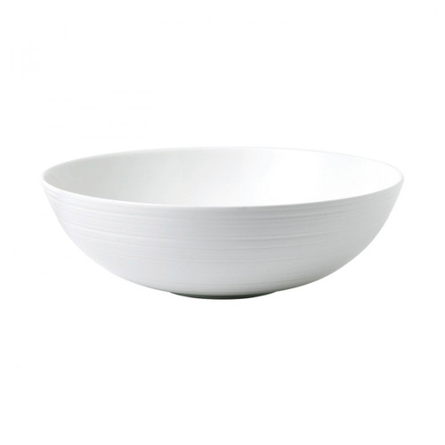 Wedgwood Jasper Conran White Strata Serving Bowl 11.8 Inch