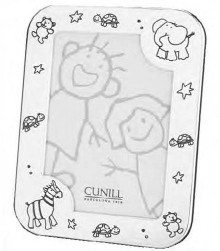 Cunill Baby Zoo 4 x 6 Inch Picture Frame - Silverplated