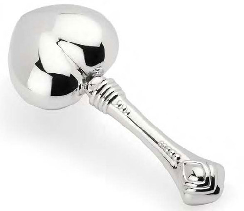 Cunill Heart Handled Rattle - Sterling Silver