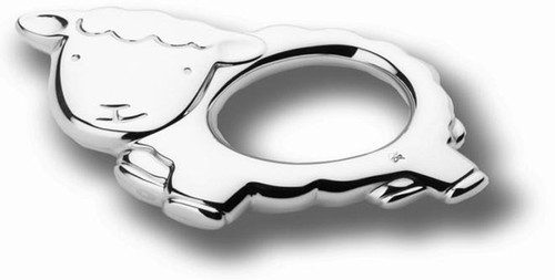 Cunill Little Sheep Rattle - Sterling Silver