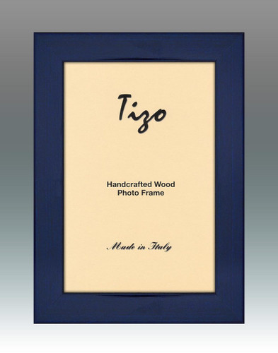 Tizo Deep Navy Blue Wood Picture Frame 8 x 10 Inch