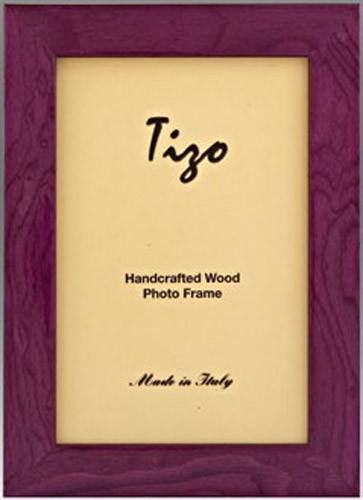 Tizo Deep Light Purple Wood Picture Frame 8 x 10 Inch