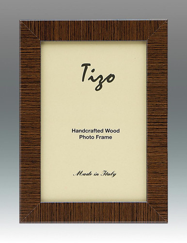 Tizo Brown Striped Wood Picture Frame 8 x 10 Inch MPN: 285BRN-80, MPN: 285BRN-80