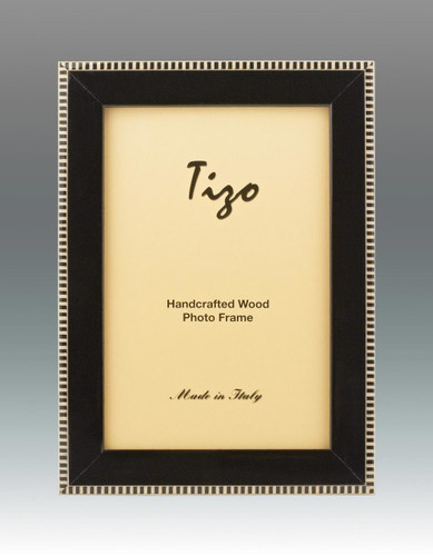 Tizo Black Wild Zebra Wooden Picture Frame 5 x 7 Inch