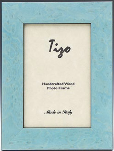 Tizo Pure Baby Blue Wooden Picture Frame 8 x 10 Inch