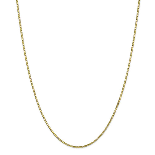 30 Inch 1.5mm Box Chain 10k Gold 10BX150-30