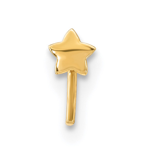 Star Nose Stud 14k Gold BD105