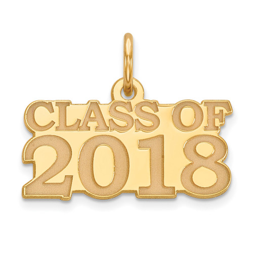 Class of 2018 Charm 14k Gold YC1278