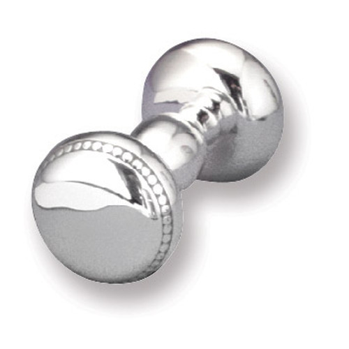 Beaded Baby Rattle Sterling Silver GP437