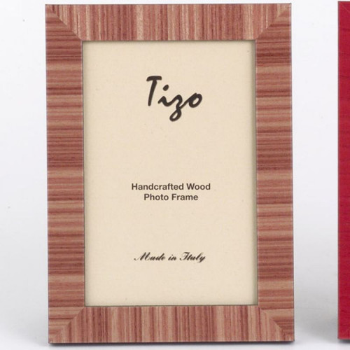 Tizo Lines 4 x 6 Inch Wood Picture Frame - Light Brown