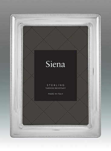 Tizo Beadeds 8 x 10 Inch Sterling Silver Picture Frame