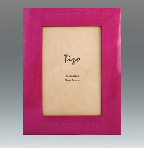 Tizo Antique Colors 4 x 6 Inch Wood Picture Frame - Pink