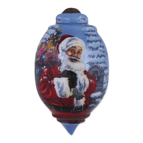 Ne'Qwa Dona Gelsinger Santa's Magic Bag Ornament GM13905