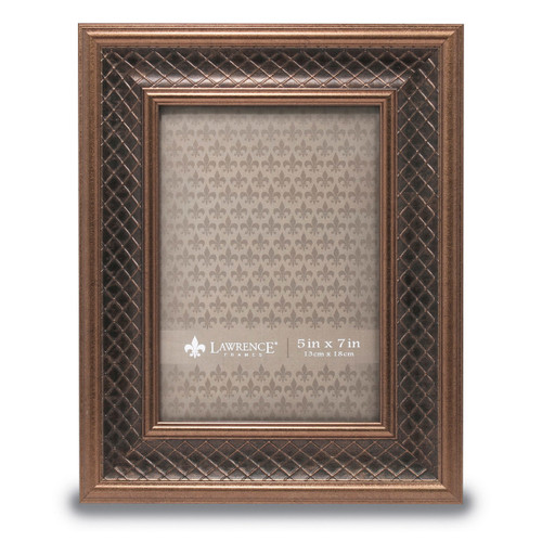 5 x 7 Inch Haber Bronze Lattice Picture Picture Frame GM14198