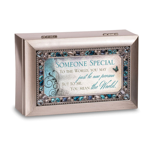 Someone Special Petite Jeweled Silver-tone Music Box, MPN: GM14493, UPC: 633303814908