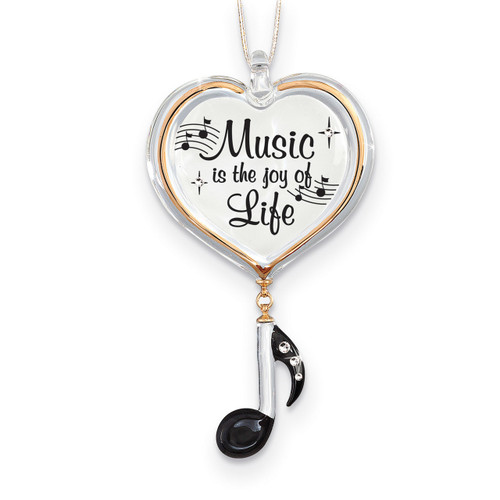 Music Joy of Life Ornament Glass Baron GM15149
