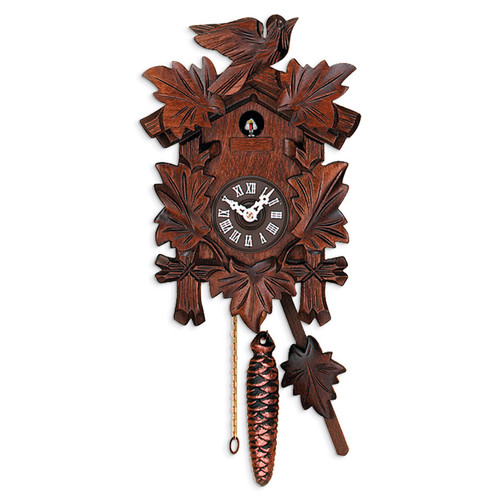 Bird and Leaves Quarter Call Cuckoo Clock GM16186