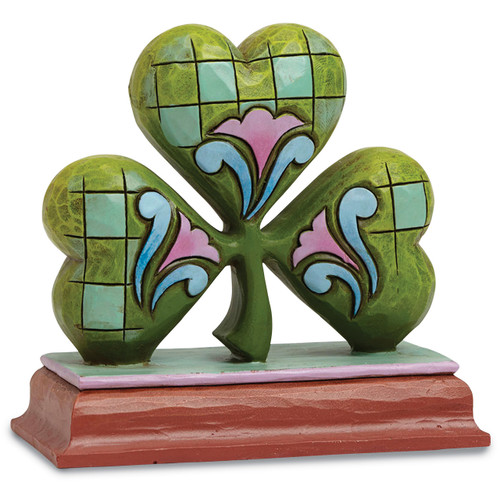 Jim Shore Shamrock Mini Figurine GM16227