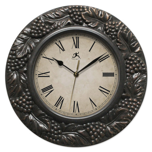 Naples Grape Design Wall Clock with Silent Movement GM17591
