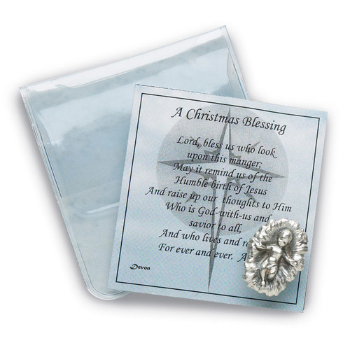 A Christmas Blessing Card with Baby Jesus GM18005