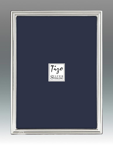 Tizo 5 x 7 Inch Atlantis Sterling Silver Picture Frame