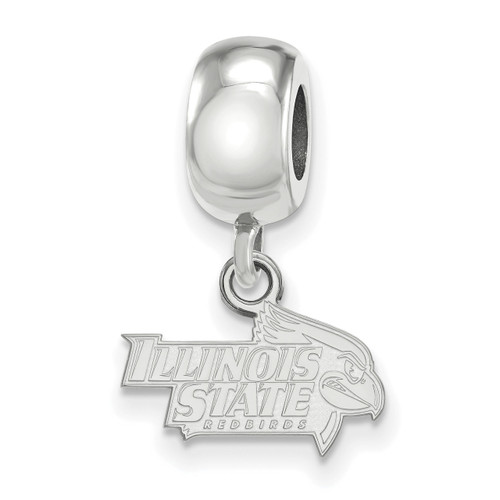 Illinois State University Dangle Charm Bead Sterling Silver SS015ILS